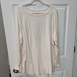 Susan Graver - A467208 - Long Sleeve Tee - Size 3x nwot